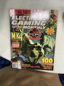 Electronic Gaming Monthly #93 JURASSIC PARK MK4 Video Game Magazine APRIL 1997 - Picture 1 of 1