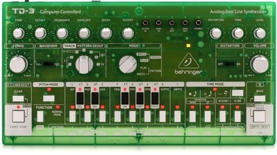 Behringer TD-3-LM Analog Bass Line Synthesizer - Lime - Image 1 of 4
