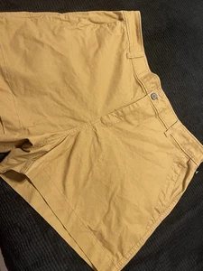 Nuevo Pantalones Cortos Día de Tiro Alto Todos los Días para Mujer Talla 17 Bolsillos Elastizados Marrón (M) - Imagen 1 de 5