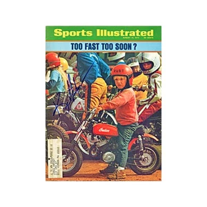 Kurt Henricksen autografiado firmado agosto 1973 Sports Illustrated (certificado de autenticidad JSA) - Imagen 1 de 3