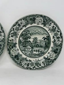 2er Set Legend British Heritage Italio Belmont grüner Steingut Salat 8 Zoll NEU - Bild 1 von 17