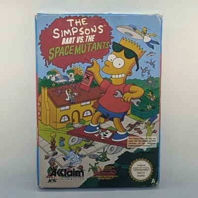 Nintendo NES The Simpsons: Bart vs. the Space Mutants PAL-A (UKV) CIB [VGC] - Image 1 of 4