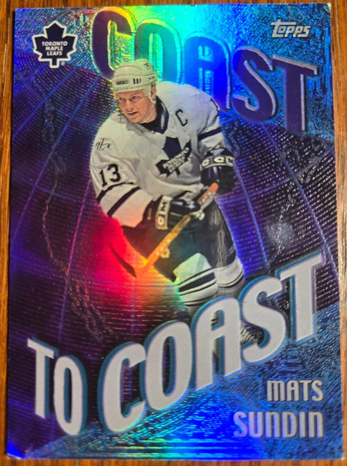 2002-03 Topps Coast To Coast Mats Sundin #CC4 Toronto Maple Leafs Mint HOF - Image 1 of 2