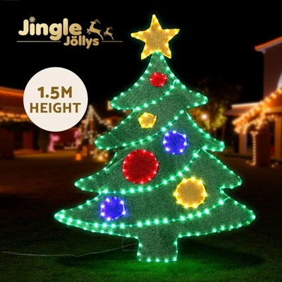 Jingle Jollys Christmas Lights 150cm Motif 220 LED Rope Light Outdoor Decoration - image 1 of 4