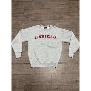 VTG Lewis and Clark College Gray Sweatshirt Sz S Jansport 00s - Picture 1 of 3