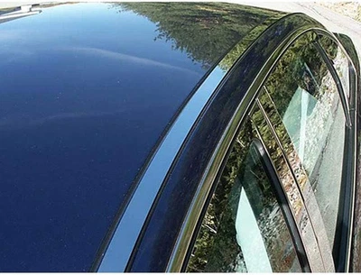 2 peças Guarnição de inserção de telhado de aço inoxidável luxo FX para 2005-2007 Mercury Montego - Imagem 1 de 4