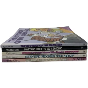 Calvin and Hobbes Watterson Comics Strip Paperback Collection Lot of 5 - Picture 1 of 7