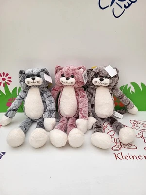 MEL-O-DESIGN Plüschtier Kuscheltier Schlenkertier Katze lange Arme und Beine Größe 50 cm