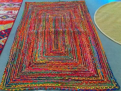 Alfombra ROJA / MULTI 5'-0" x 8'-0" defecto, precio reducido 1172780318 CAP202A-5 Foto 1 de 4