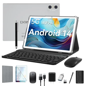 Android 14 Tablet 2025 Latest Tablets, 10 inch Tablet (4+4)GB RAM 64GB ROM 1T... - Picture 1 of 7