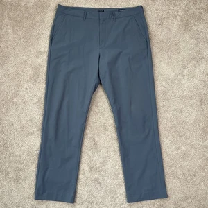 J Crew Pants Mens 36x30 Gray Thompson Flex Tech Tapered Flex Lightweight Preppy - Picture 1 of 7