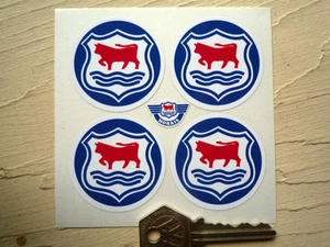 MORRIS 'OXFORD' style WHEEL CENTRES STYLE STICKERS 45mm - Picture 1 of 1