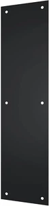 PP4016U19 4" X 16" Push Plate - Matte Black - Picture 1 of 1