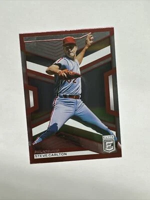 Steve Carlton 2023 Panini Elite Edición Extra #32 Rojo Foto 1 de 2