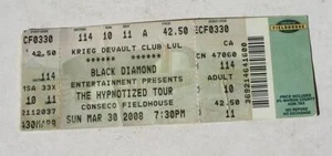 The Hypnotized Tour Black Diamond Presents Conseco Fieldhouse March 2008 Ticket - Picture 1 of 1
