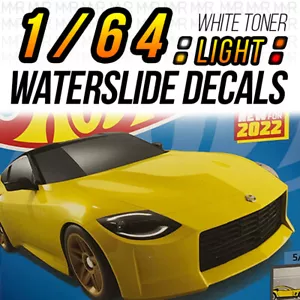 1/64 Scale NISSAN Z PROTO Head Tail Light WaterSlide Decal for Hot - Picture 1 of 13