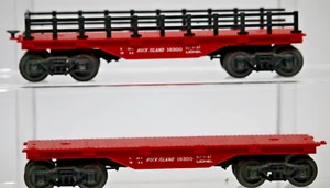 LIONEL MODERN ERA MPC ROCK ISLAND 16300 FREIGHT CAR- - 2 CARS. - Picture 1 of 17