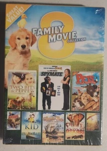 Family 8 Movie Collection (DVD, 2013, 2-Disc Set) New And Sealed - Picture 1 of 4