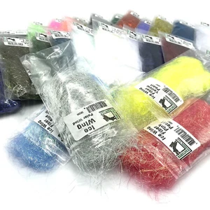 ICE WING FIBER - Hareline Fly Tying Streamer Flash Material 27 Colors Available! - Picture 1 of 29