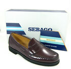 Sebago Mens Brown Leather Slip On Penny Loafer Vapor Cordo Shoe 11 E B28790