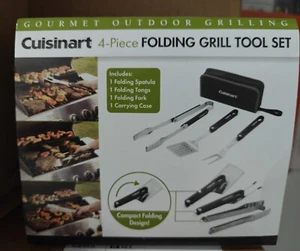 Cuisinart 4 Piece Folding Grill Tool Set - Picture 1 of 5