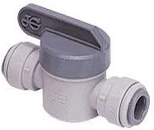 John Guest PISV0416S 1/2" x 1/2" gerader Kugelhahn Speedfit - Bild 1 von 1