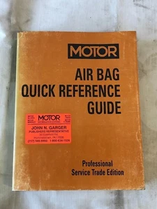 MOTOR A-BAG Quick Reference Guide Professional service trade edition 1986-2001 - Picture 1 of 2