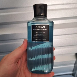 NEW Full Size 10 Oz Bath Body Works Ocean 3-in-1 Hair Face Wash Men's Soap - Picture 1 of 3