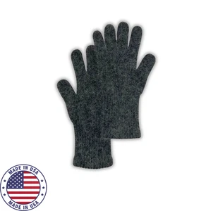 100% Angora Knitted Gloves for Women Made in USA - Picture 1 of 6