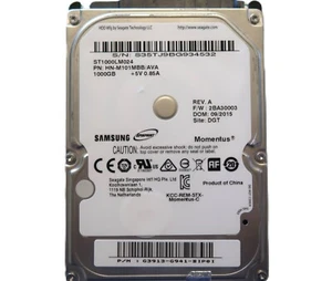 Samsung ST1000LM024 HN-M101MBB/AVA 2BA30003 (S35T) G3913 2.5" 1TB Sata 09/2015 - Picture 1 of 1