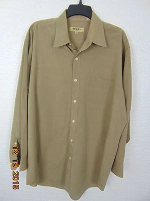 MENS GREEN BACHRACH DRESS SHIRT SIZE 16-32/33  - Image 1 of 4