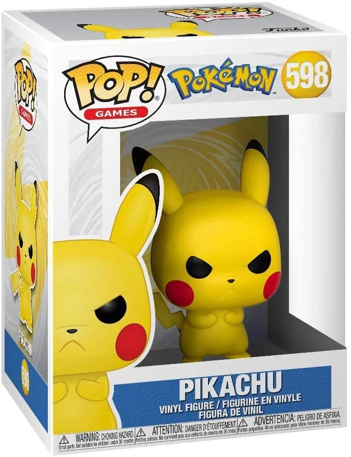 Pokemon - Pikachu Grumpy Pop Funko Games Vinyl Figure N° 598