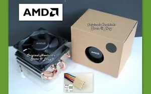 AMD CPU COOLING FAN FOR PHENOM II X6 1055T 1065T 1075T SOCKET AM3+ AM3 - NO CPU - Picture 1 of 7