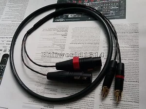 L+R HIFI Pure Copper japan XLR Female To RCA Male Audio Cable analog  - Picture 1 of 5