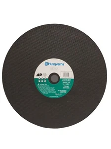 3 Husqvarna EHS High Speed Green Abrasive Metal Cutting Blades 14 X 1/8 X 1" - Picture 1 of 2