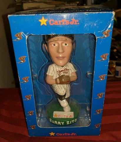 Barry Zito Bobblehead Sacramento River Cats Oakland A's Athletics SGA Giants HTF Cover
