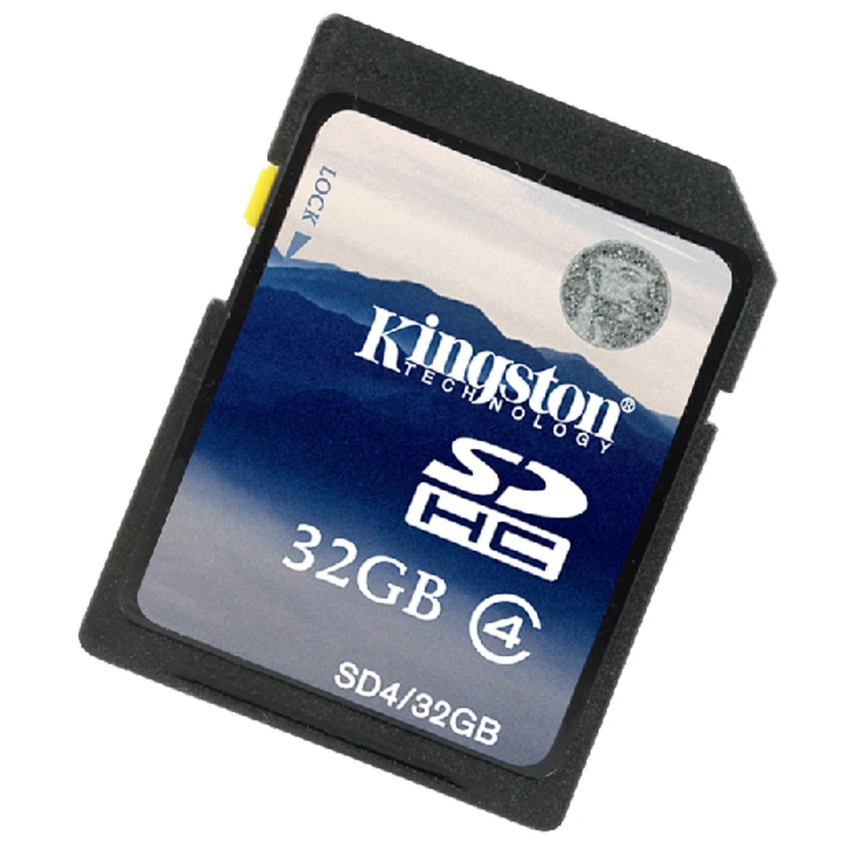 32GB CR Kawau NO Kingston SDHC SD C4 Memory Card SD4 for Camera and Camcorder - Image 1 of 1