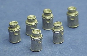 HO/HOn3 MILK CANS WISEMAN MODEL SERVICES DETAIL PARTS CASTINGS #HO111 - Picture 1 of 1