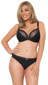 So Sexy...Curvy Kate GIA 38 40 44 D DD E PLUS 12 14 18 20 Thong Brief BLACK - Picture 1 of 9