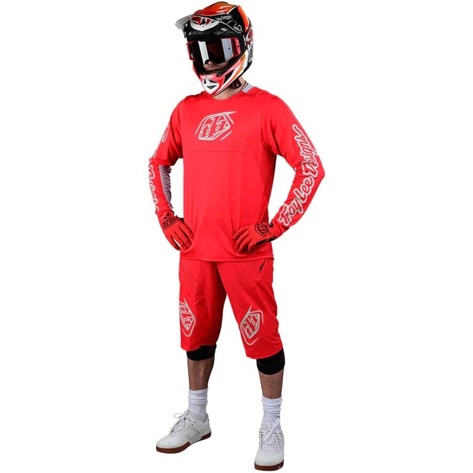 Troy Lee Designs Gear Combo Set Pantalones Cortos Sprint + Jersey Mono - Rojo Carrera ENVÍO EN 3 DÍAS Foto 1 de 4