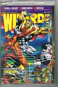 WIZARD THE COMICS MAGAZINE # 23P  ( ORIGINAL POLYBAG )  JULY 1993  9.6 TO 9.8 - Picture 1 of 2