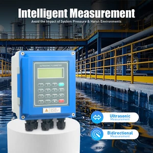 Ultrasonic Flow Meter Tuf-2000b Liquid Flowmeter Dn20-700mm Sensor Ip67 Water - Picture 1 of 18