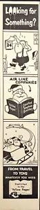 1955 Yellow Pages Comic Print Ad Christmas Santa Claus - Picture 1 of 6