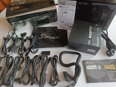 FUENTE SEASONIC PRIME PLATINUM 1300W FULL MODULAR  EFICIENTE ALTO RENDIMIENTO - Imagen 1 de 4