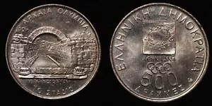 GREECE 2000 500 Drachmes Olympic Games Ancient Stadium KM# 175 - Picture 1 of 3