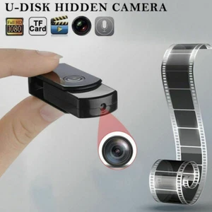 Mini USB unità flash fotocamera DV DVR U disco 1080P videoregistratore videocamera cam - Foto 1 di 16