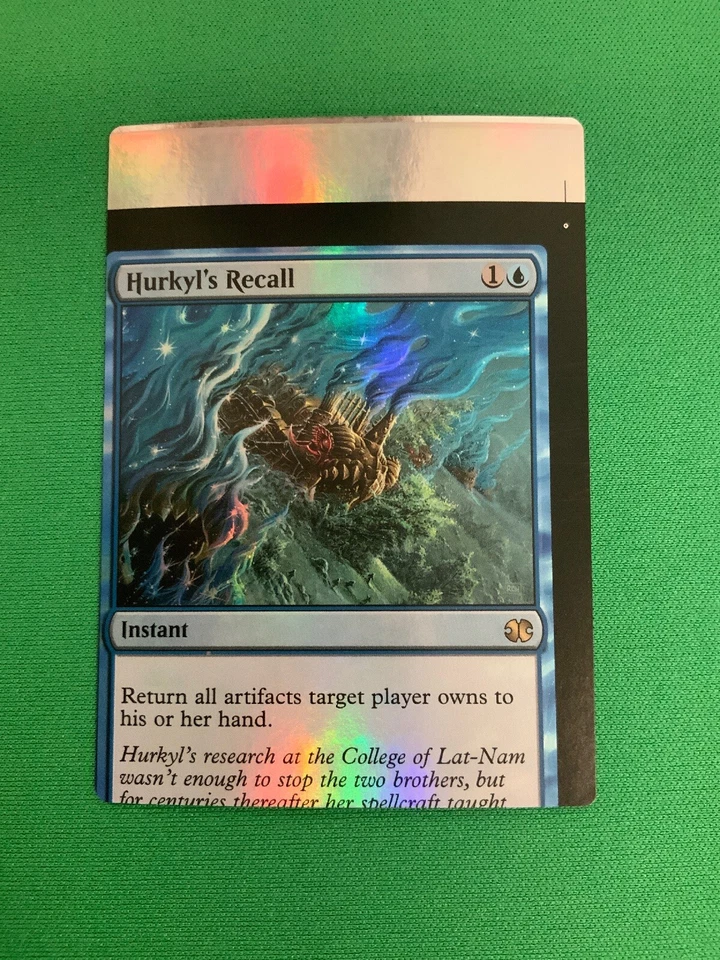 MTG Magic Hurkyl’s Recall FOIL X1 MM2 Modern Masters 2015 NFC Miscut Misprint - Image 1 of 2