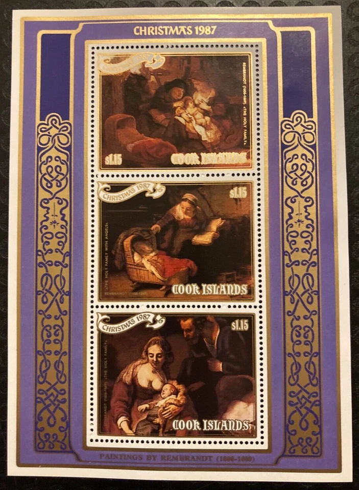 COOK ISLANDS 1987 CHRISTMAS SGMS1198 - Image 1 of 1