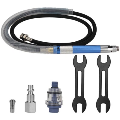 Micro Air Die Grinder Kit Pneumatic Mini Pencil Polishing Grinding Tool Set - Image 1 of 4