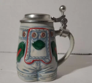 Gerz, Alemania, mezclilla, mini piedra, 2 3/4" de alto - Imagen 1 de 10
